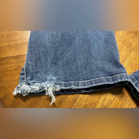 Calvin Klein Womens Flare Fit Distressed Jeans Size 27 - Picture 3 of 13